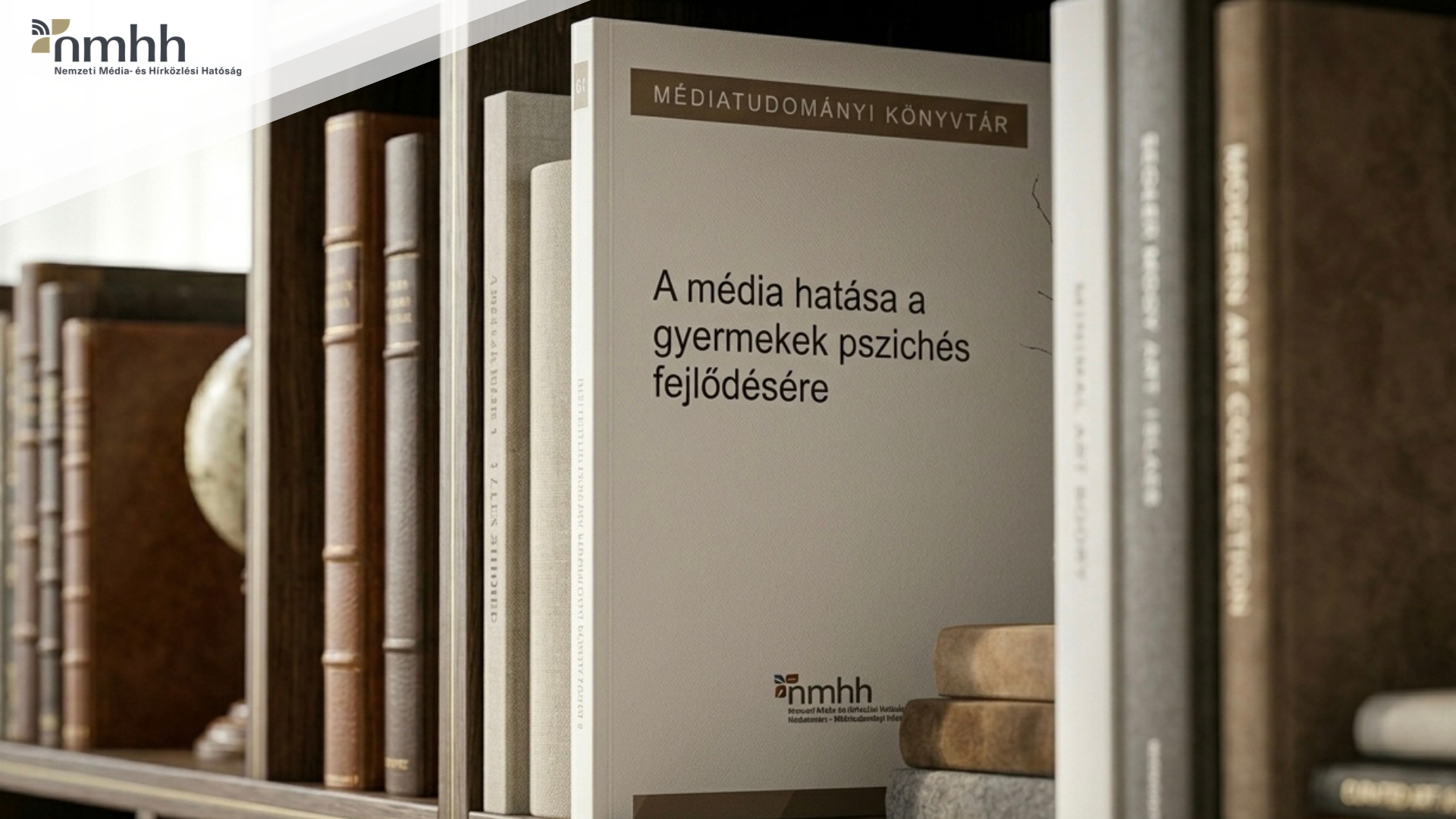 Illusztráció: „A média hatása a gyermekek pszichés fejlődésére” c. kötet fényképe