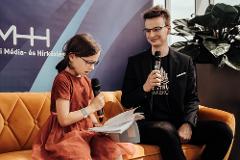 Juhász Ármin sakkozó válaszol a diák újságírók kérdéseire